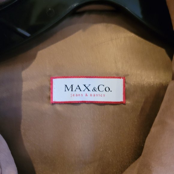 NWOT Max & Co. Tan Coat jacket size 40 (US 6) - Picture 2 of 6